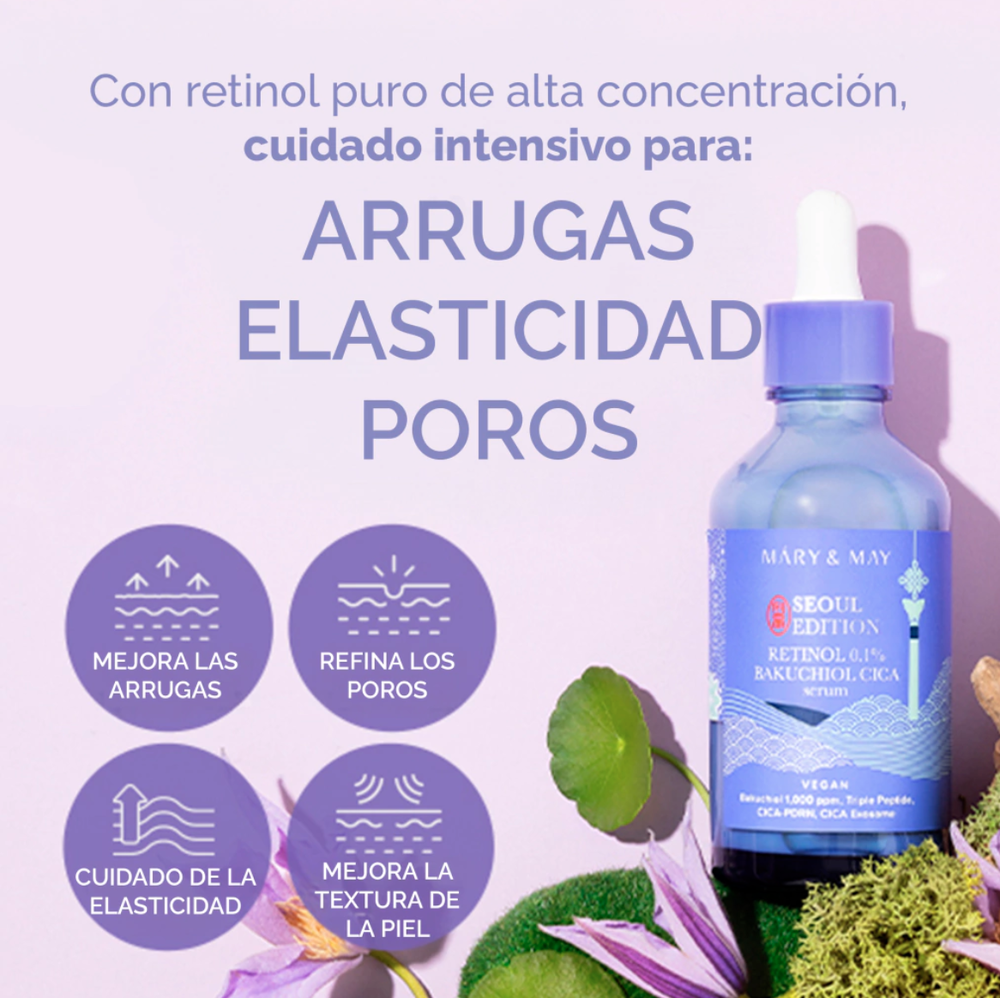 RETINOL 0.1% BAKUCHIOL CICA SEOUL SERUM 